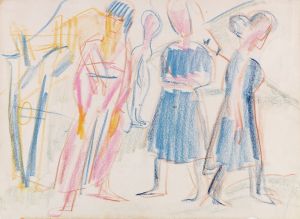 Frauen in Landschaft