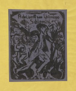 Cover of the woodcut series ‘Schlemihl’