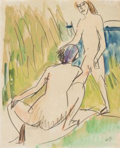 Two Nudes at the Sea—Fehmarn