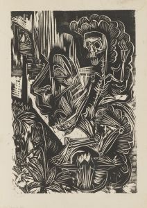 Self-Portrait with Dancing Death