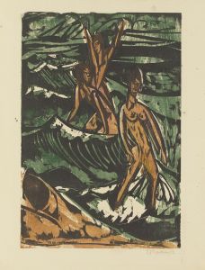 Three Bathers in the Waves