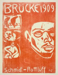 Portrait of Schmidt-Rottluff