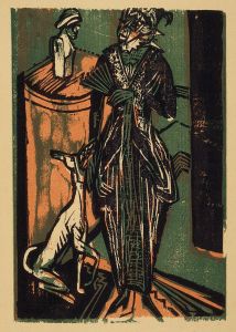 Lady with dog