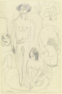 Bathing couple in the tub