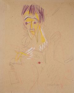 Self-portrait, drawing