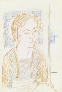 Sitting girl