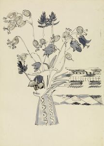Vase mit Blumen