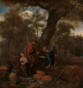 Erysichthon selling his daughter