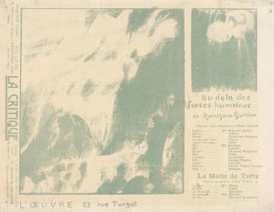Affiche voor het toneelstuk Au-delà des forces humaines
