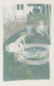 Le reflet dans la fontaine