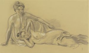 Two female nudes