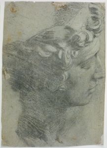 Study after the head of Michelangelo’s ‘Giuliano de’Medici’