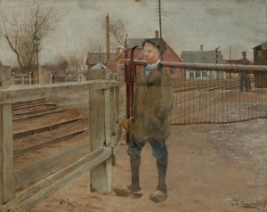 Waiting for the train