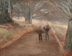 Footpath near Herlufsholm, Zealand