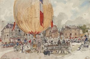Lancement d’une montgolfière