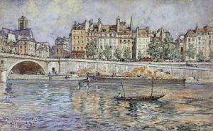 Le quai de l’Hôtel-de-Ville et le pont Louis-Philippe