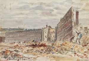 Démolition de la prison Mazas, 23, 25 boulevard Diderot