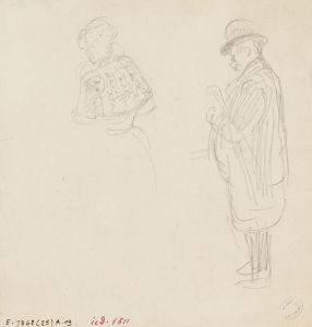 Femme et vieillard