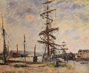 Bateaux À Quai Au Havre