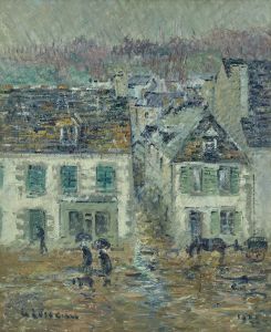 La pluie à Pont-Aven