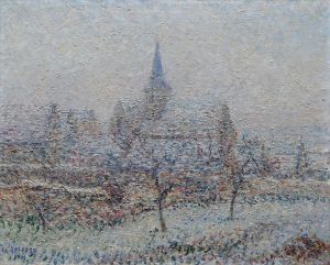 L’église de Bennecourt, Effet de neige