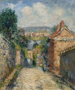 La rue Thuringe, Bonsecours, Rouen