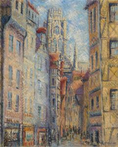 Rouen, Rue avec l’Église