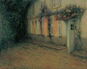 Roses and Wisterias on the House