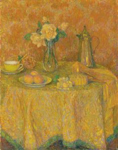 La table, harmonie jaune