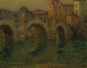 Le Pont au crépuscule, Clisson