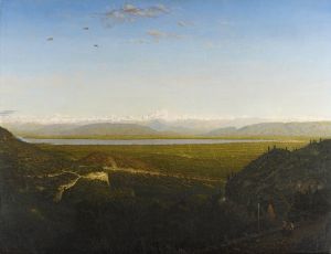 View of Mont Blanc, Seen from La Faucille