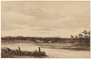 The Loing River at the Edge of the Forest of Fontainebleau