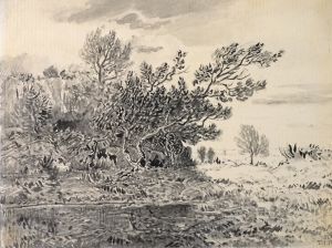 Landscape with a Pond