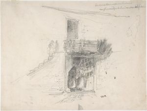Two Women Talking in a Doorway