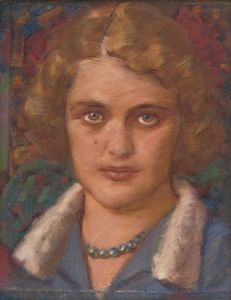 Portrait of a Girl with Beads