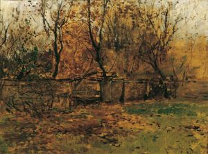 Der Garten des Malers Franz von Lenbach in München