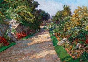 A Gardenpath of the Riviera Palace Hotels bei Monte Carlo