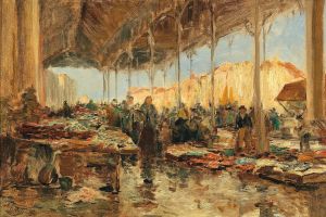 The Fish Market In Venice