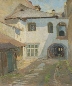 Inside the yard