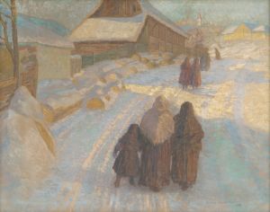 Winter in the village
