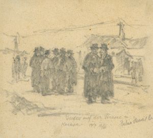 Jews on the Street in Kozovo