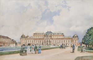 A View of the Upper Belvedere, Vienna
