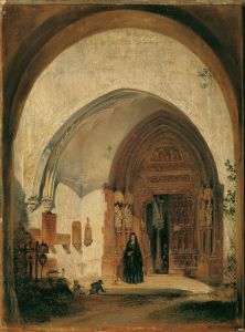 Das Portal der Stiftskirche Nonnberg in Salzburg