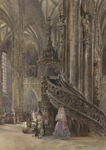 The Interior of the Cathedral of Saint Stephen at Vienna