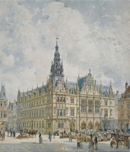 Rathausgebäude Im Renaissancestil