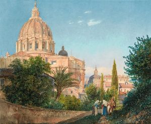 St Peter’s From The Vatican Garden