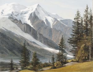 Vy mot Chamonix-Mont-Blanc
