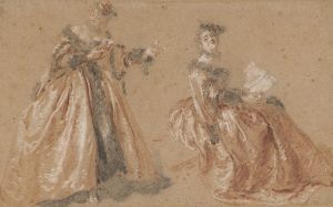 Two Elegant Women in Polish Dress