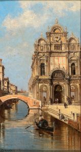 Venice, a View of Campo Santi Giovanni e Paolo