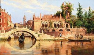 Venice, a View of Ponte de la Calcina on Rio di San Vio